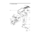 Kenmore Elite 79641982410 dispenser assembly parts diagram