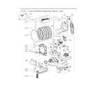 Kenmore Elite 79681982410 dispenser assembly parts diagram