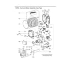 Kenmore Elite 79691982410 dispenser assembly parts diagram
