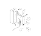 Kenmore Elite 79551823411 freezer compartment parts diagram