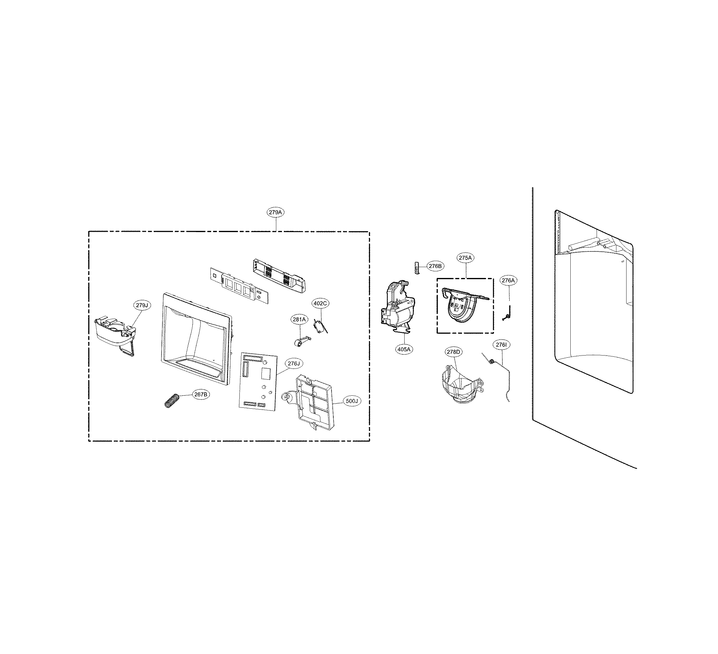 DISPENSER PARTS