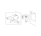 Kenmore Elite 79574023412 dispenser parts diagram