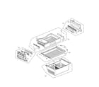 Kenmore Elite 79574025412 freezer parts diagram