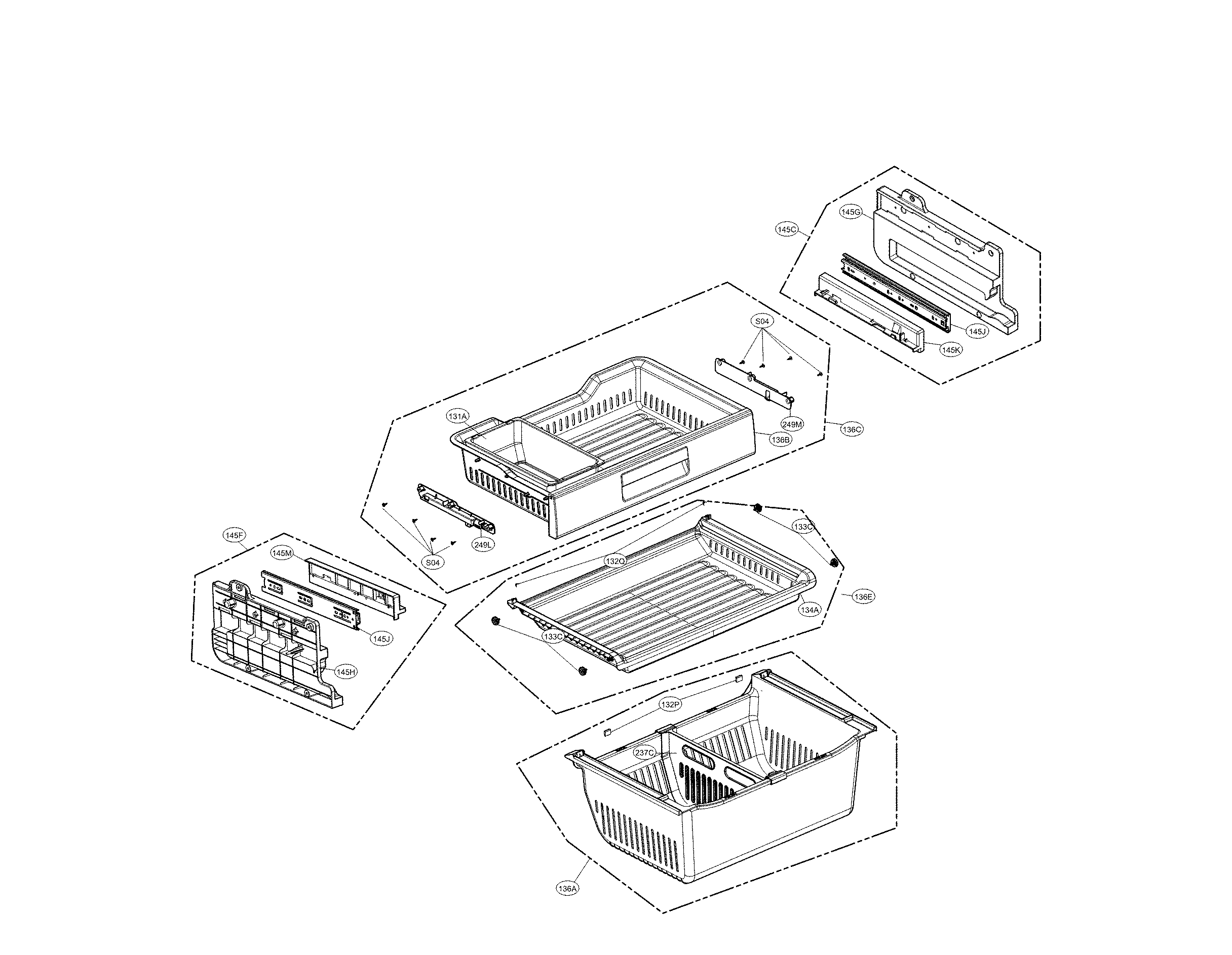 Freezer parts