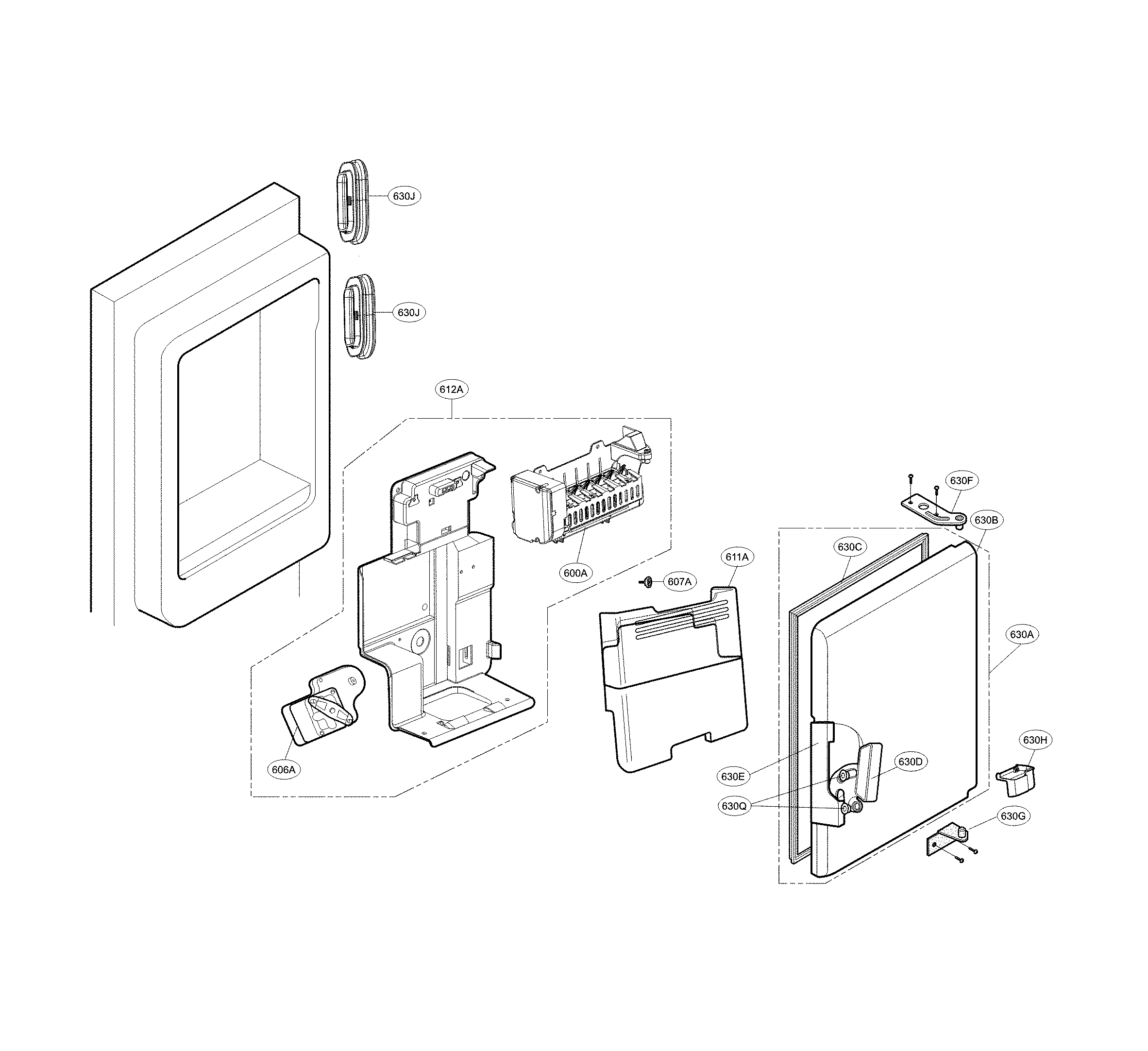 Ice maker parts