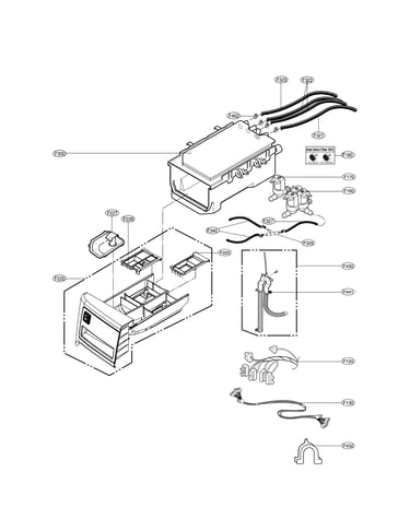 Dispenser assembly parts
