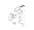 Kenmore Elite 79641582411 dispenser assembly parts diagram