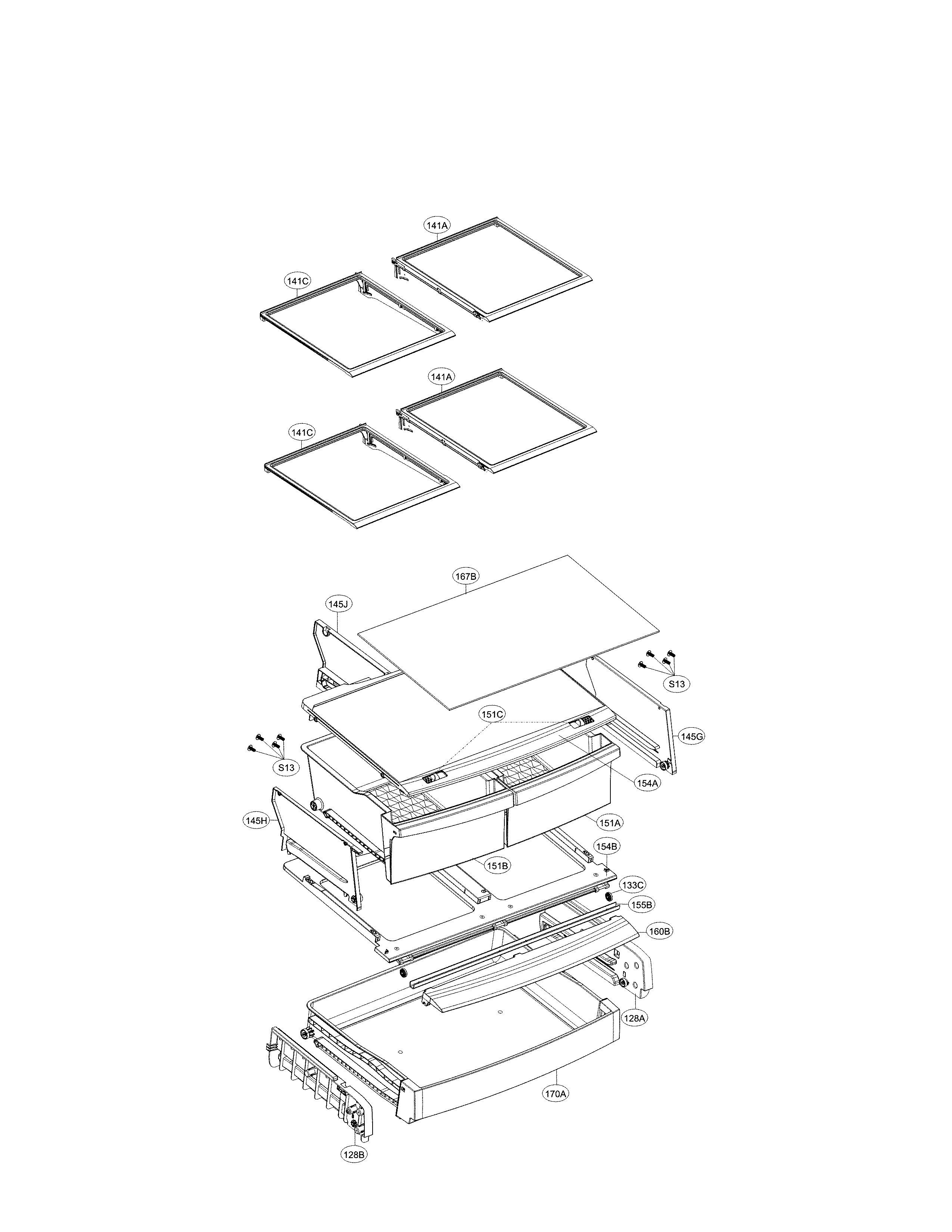 Refrigerator parts