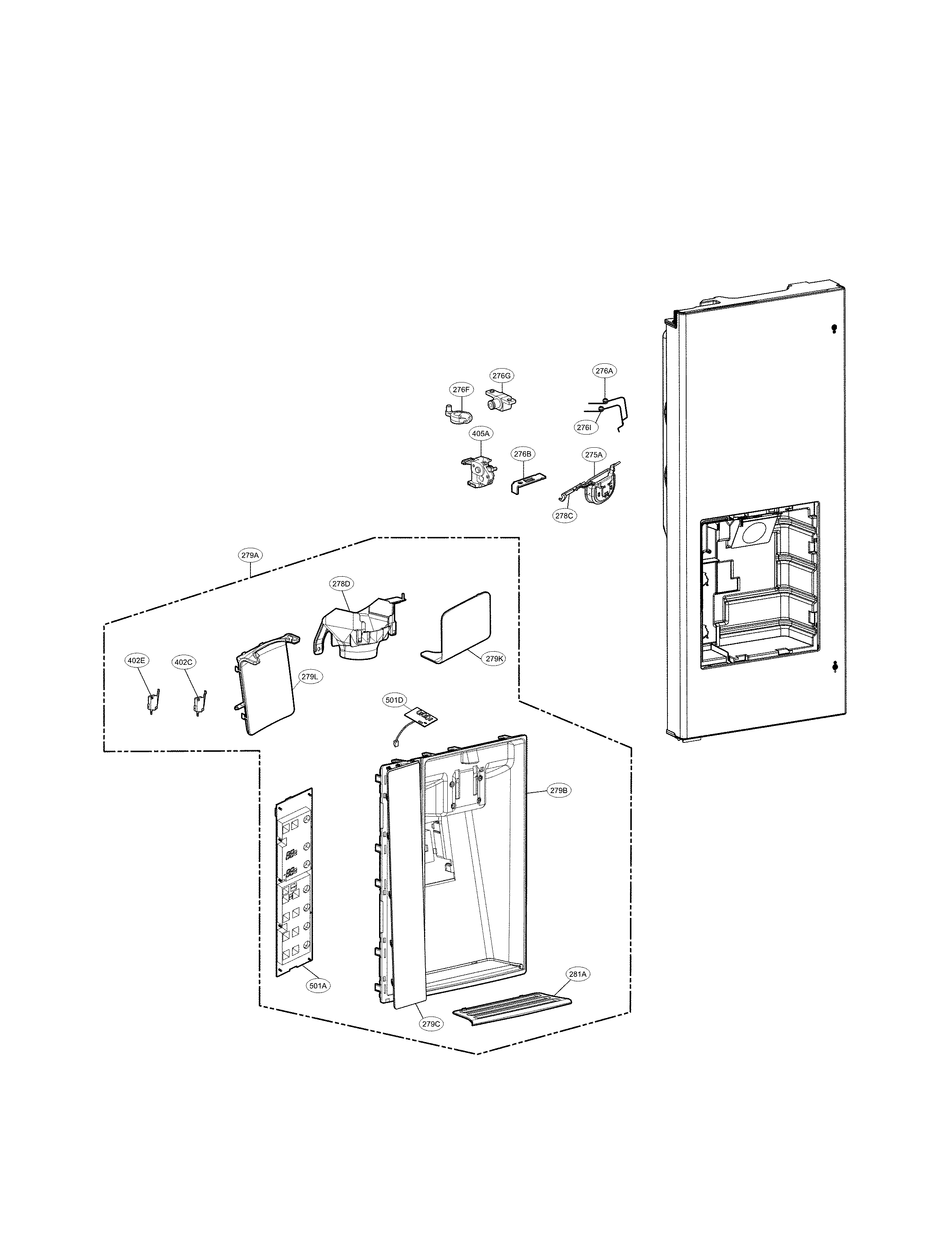 DISPENSER PARTS