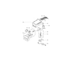 LG WM3670HWA/00 dispenser assembly parts diagram