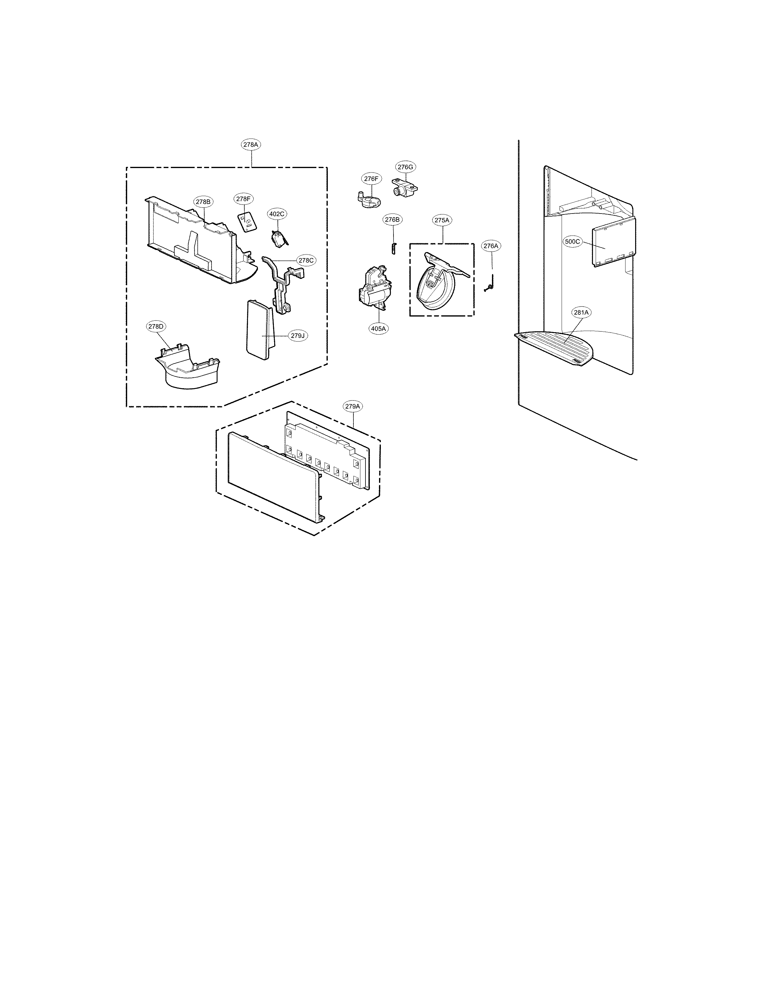 DISPENSER PARTS