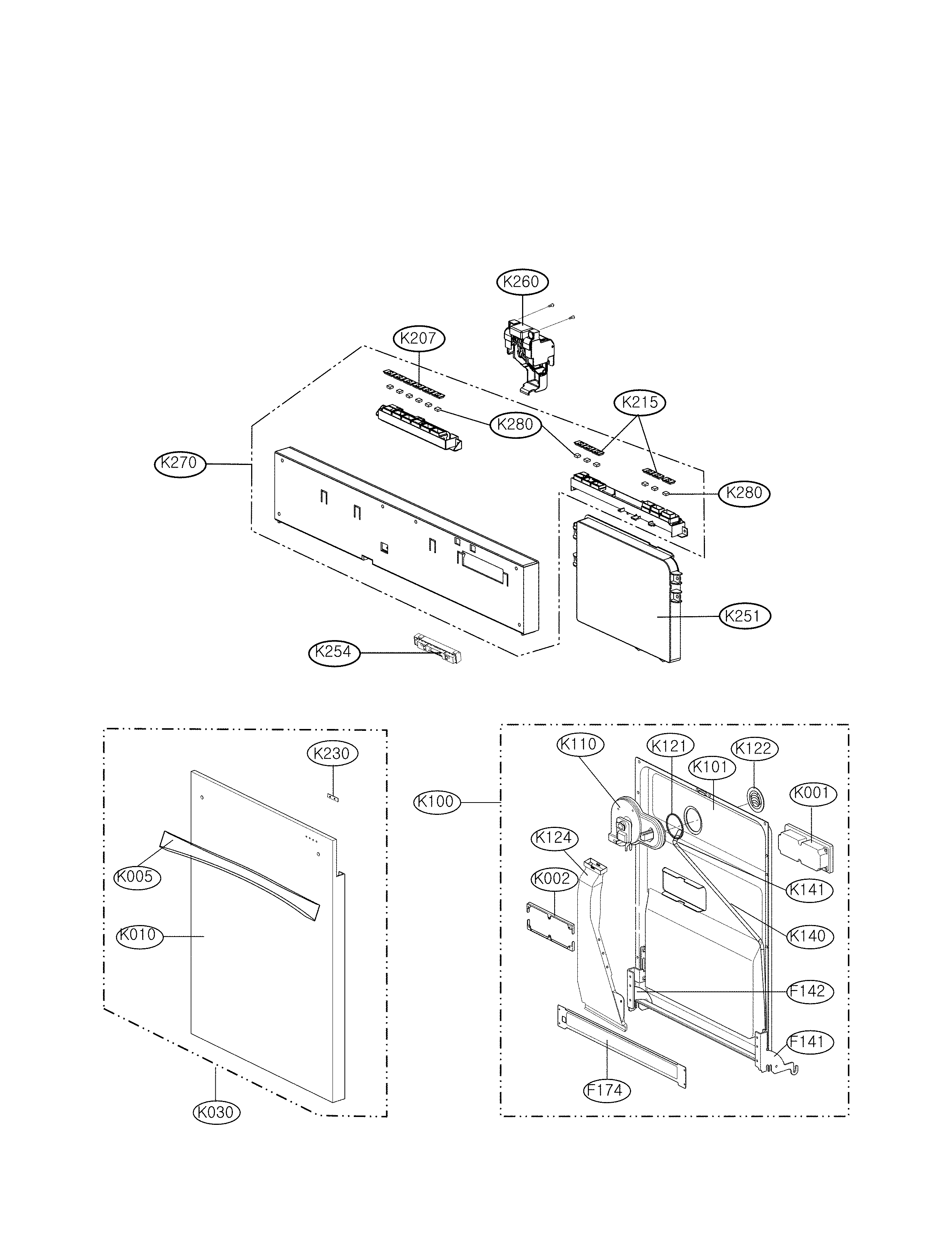 Panel and door parts
