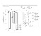 Kenmore 79551833412 refrigerator parts diagram