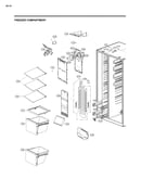 Freezer compartment parts