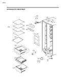 Refrigerator compartment parts