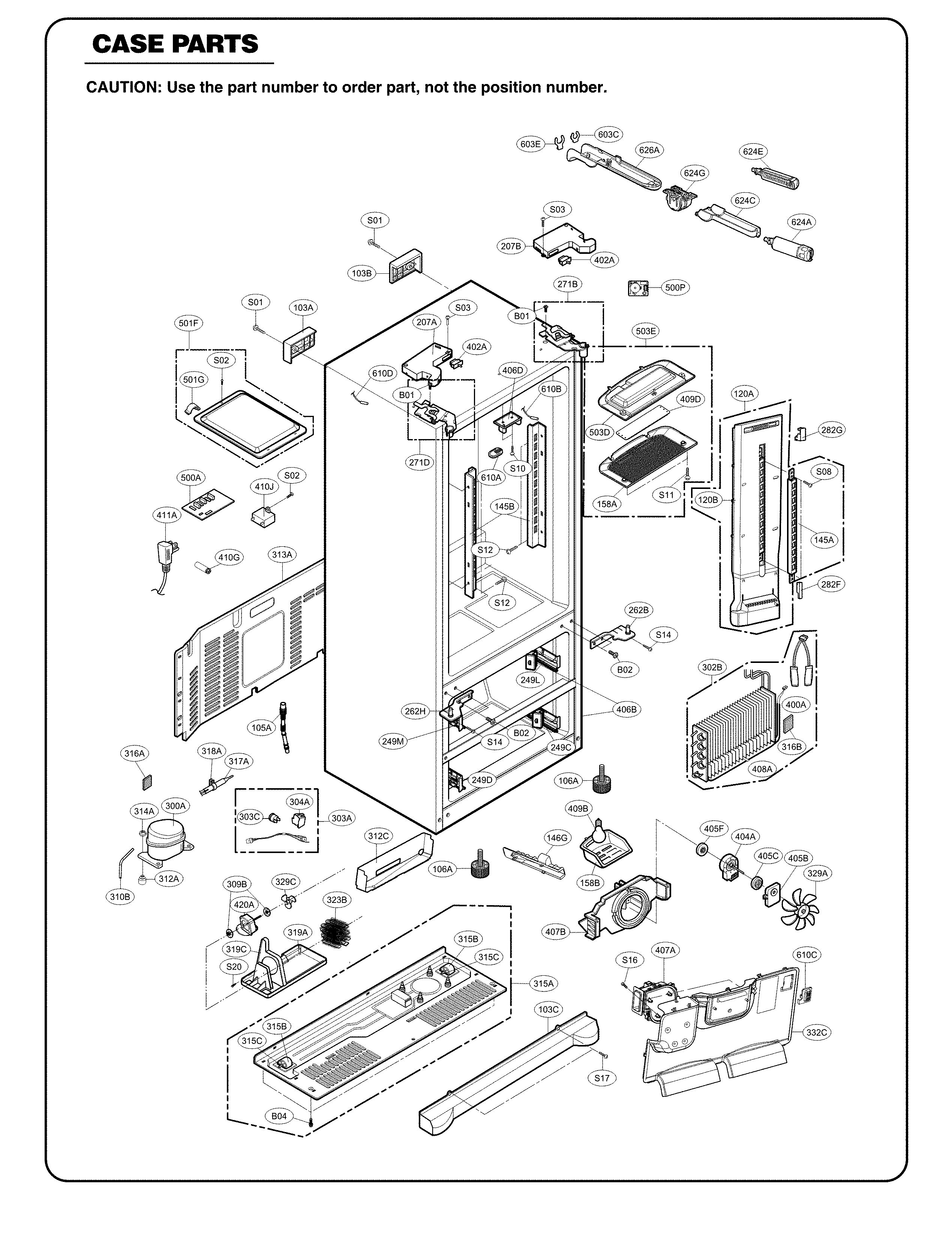 Case parts