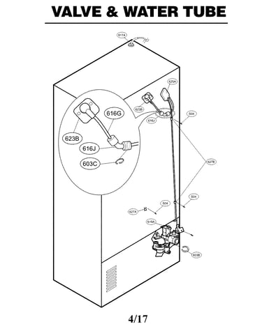 Valve and water parts