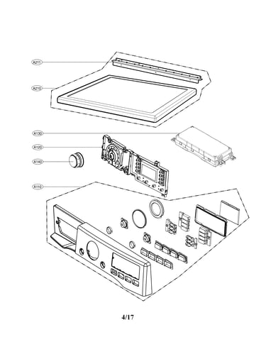 Control panel parts
