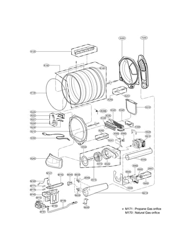 Drum and motor parts