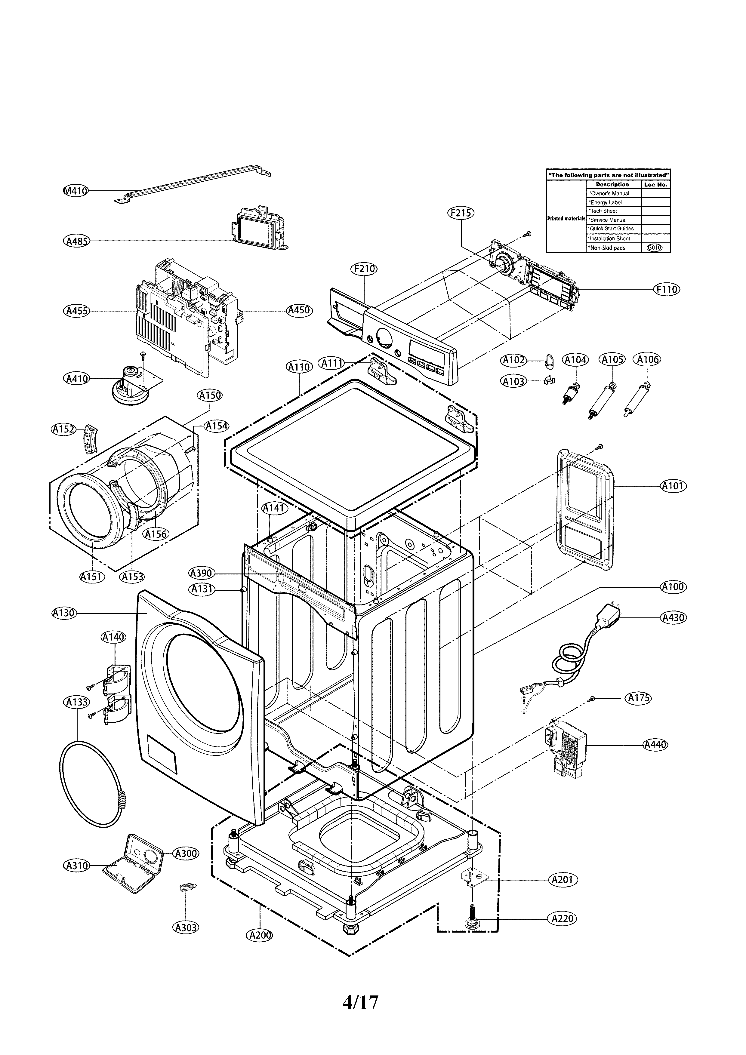 Control panel parts