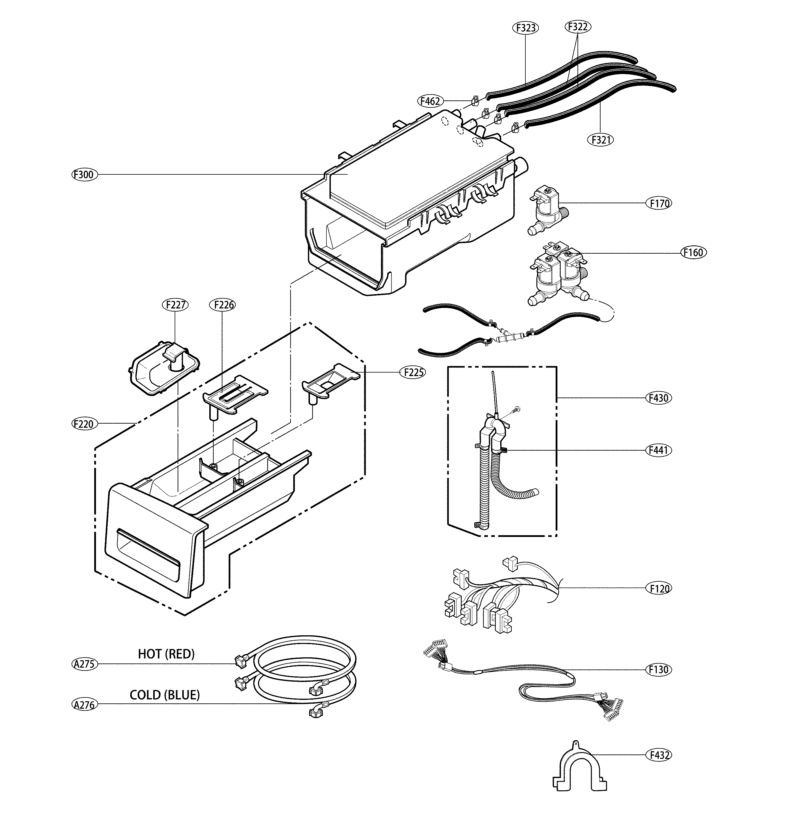 DRUM AND MOTOR PARTS