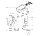 LG WM3570HVA/01 drum and motor parts diagram