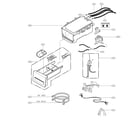 LG WM4270HVA/01 drum and motor parts diagram