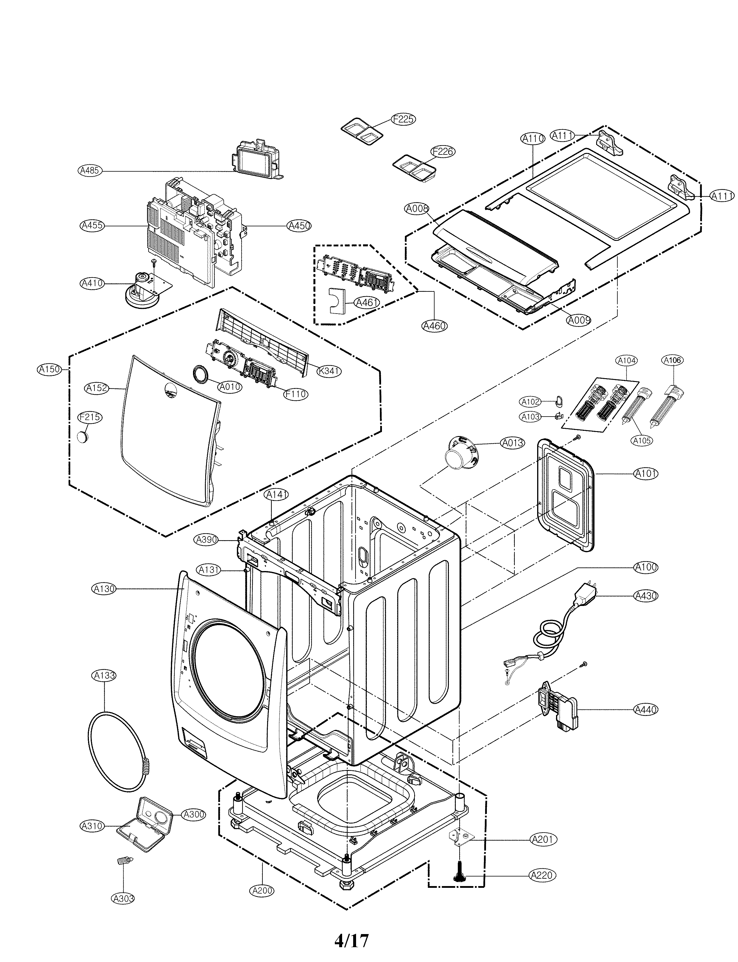 Control panel parts