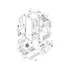 LG LFC23760ST/01 case parts diagram