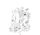 LG LFC25776ST/01 case parts diagram