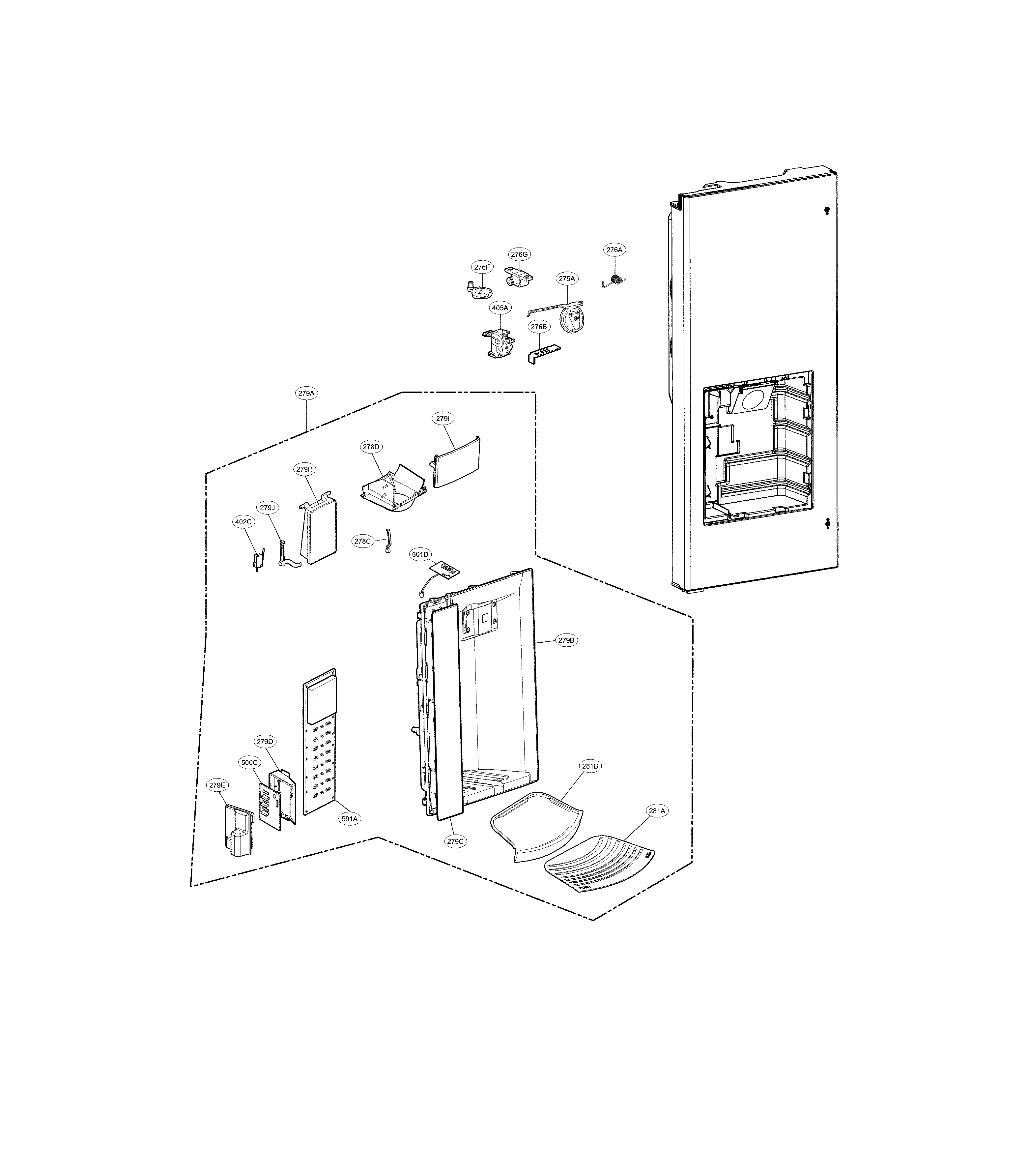DISPENSER PARTS