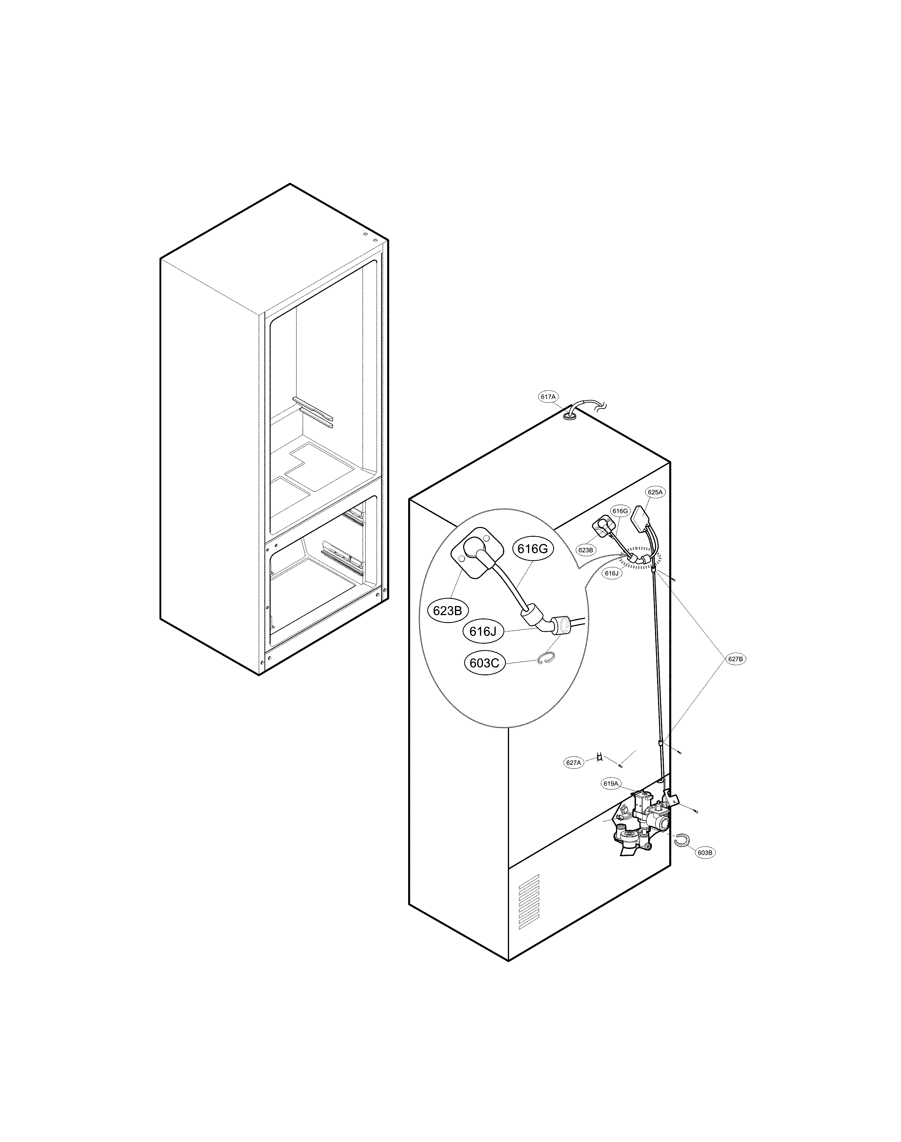 WATER AND VALVE PARTS