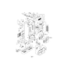 LG LFX31925ST/04 case parts diagram