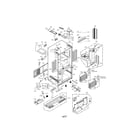 LG LFX33975ST/03 case parts diagram