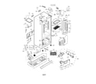 LG LFXS24566S/00 case parts diagram