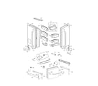 LG LFXS29626S/00 door parts diagram