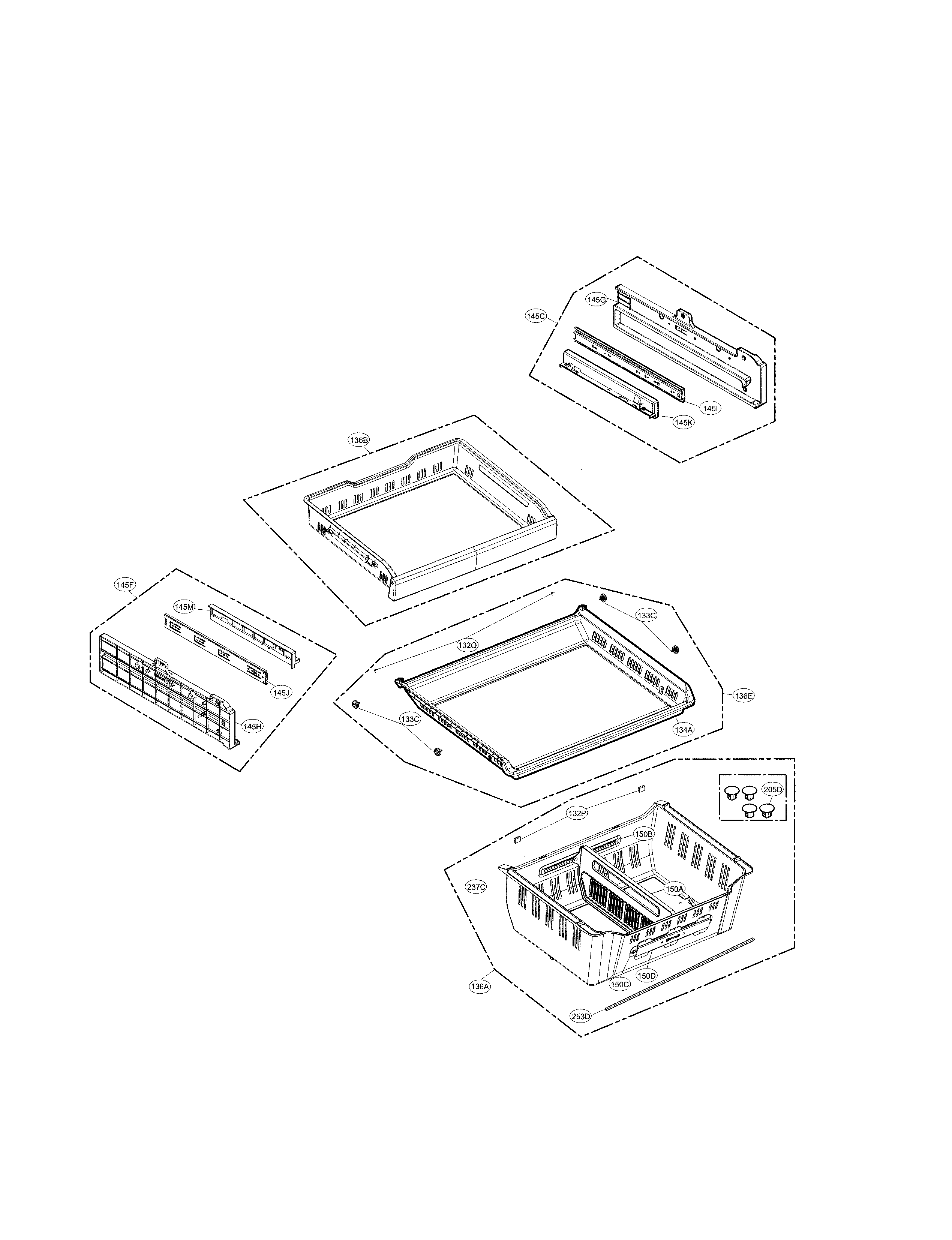 Freezer parts