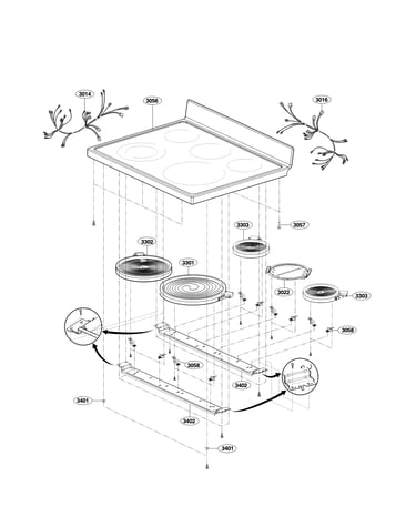 Cooktop parts
