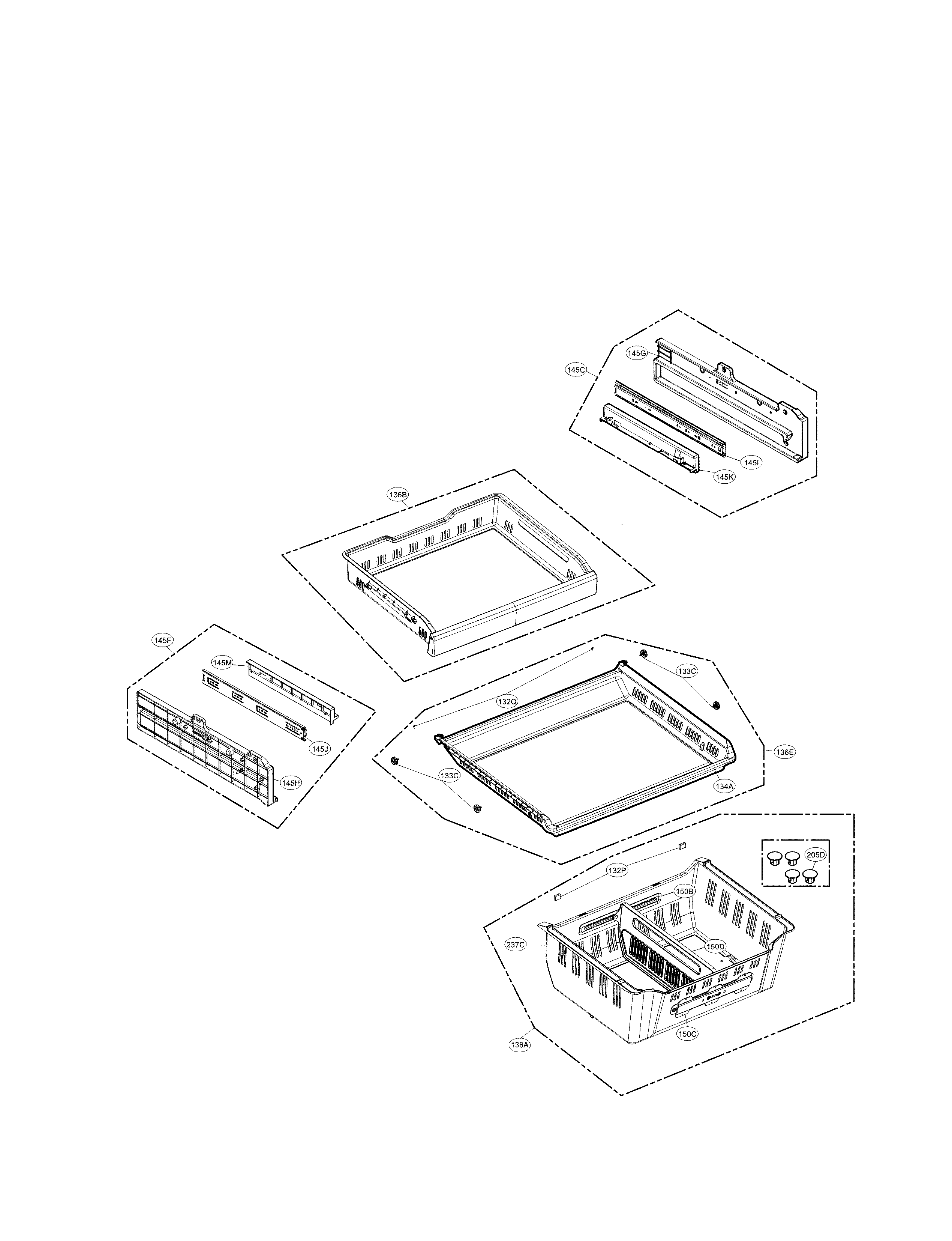 Freezer parts