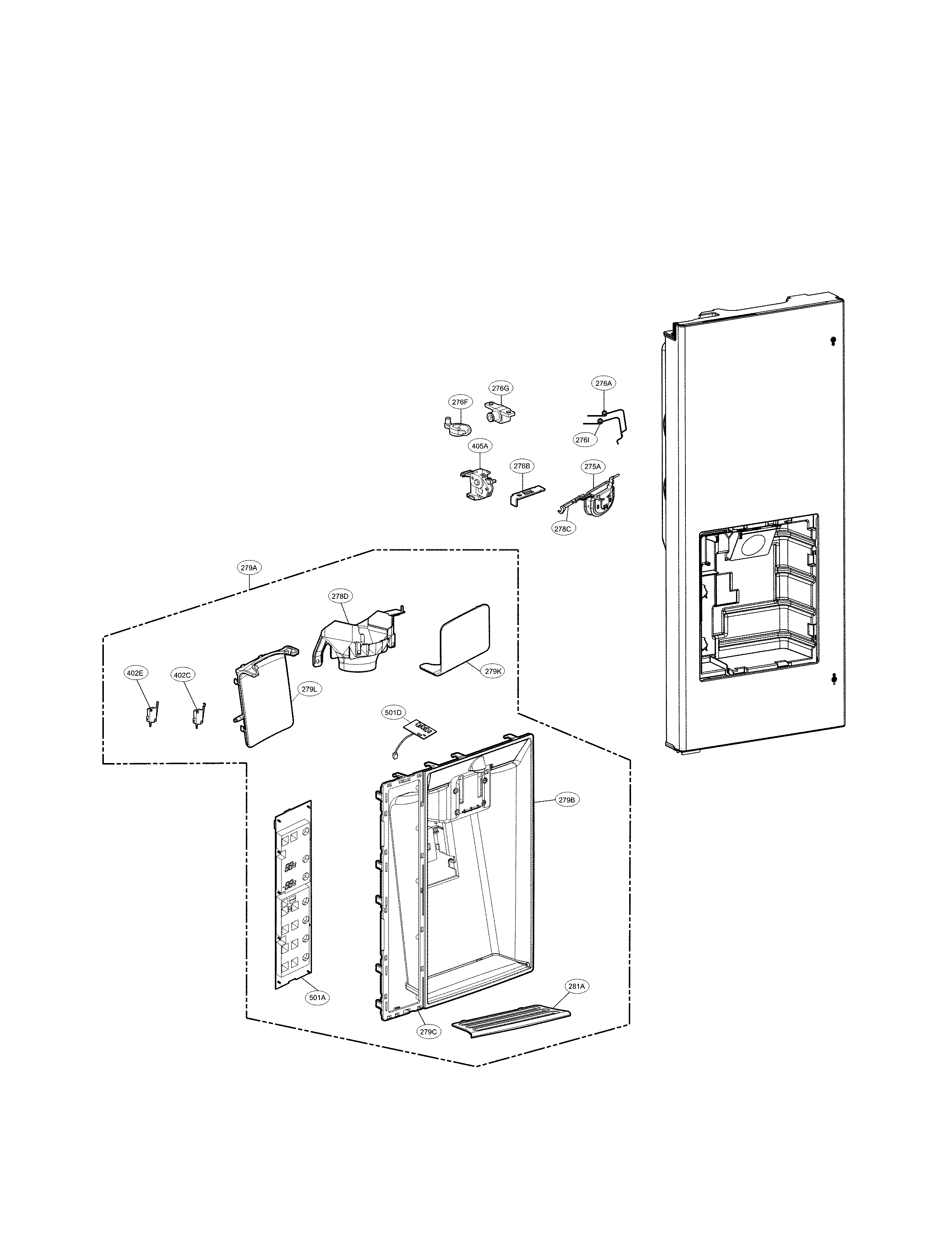 DISPENSER PARTS