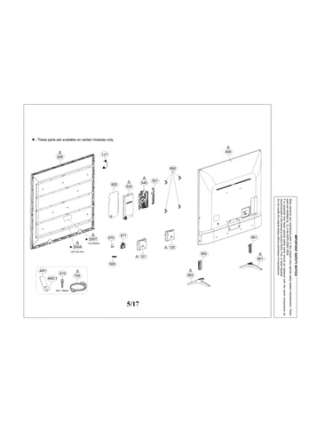 Exploded view parts