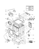 Cabinet and contorl panel parts