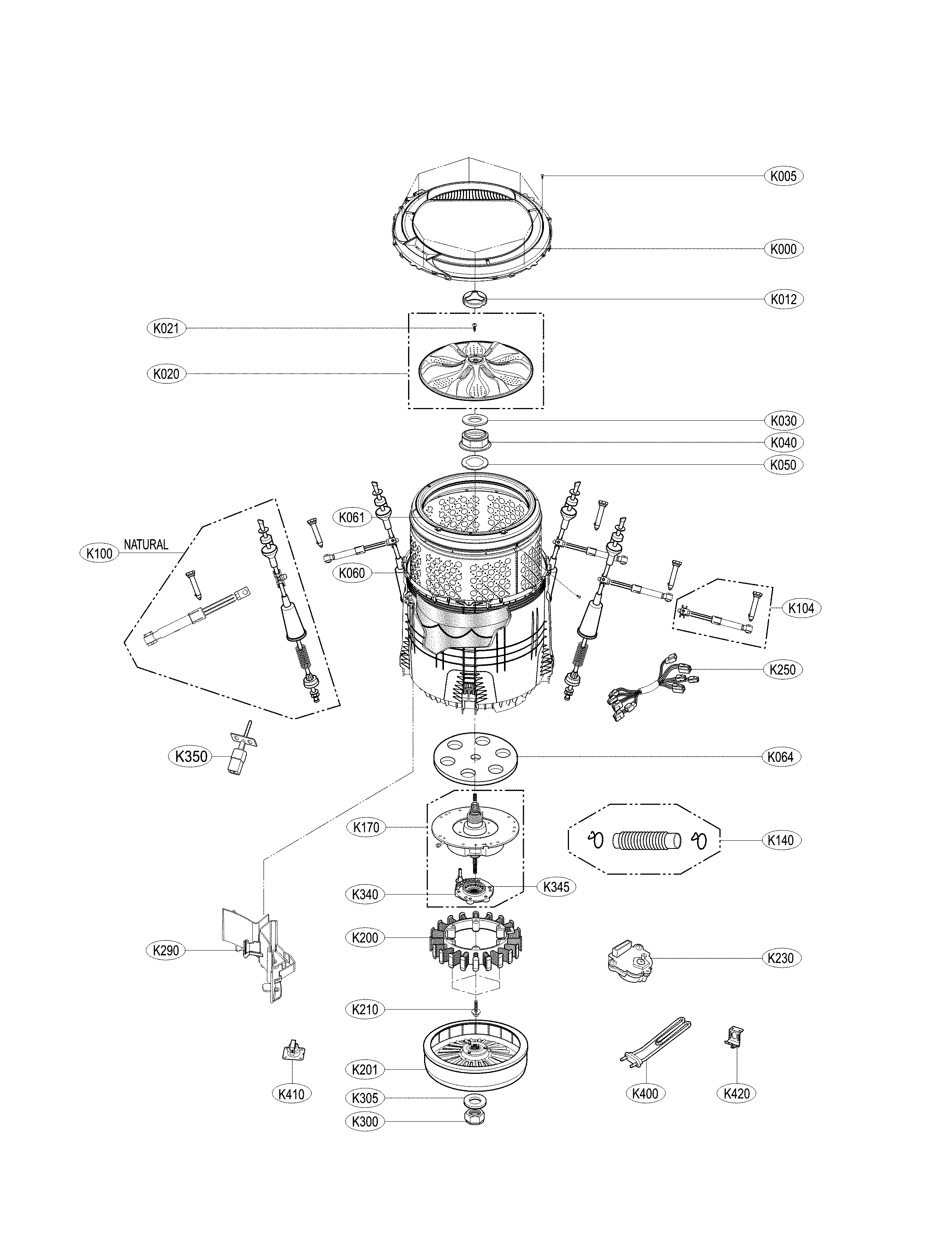Tub parts