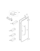 Refrigerator door parts