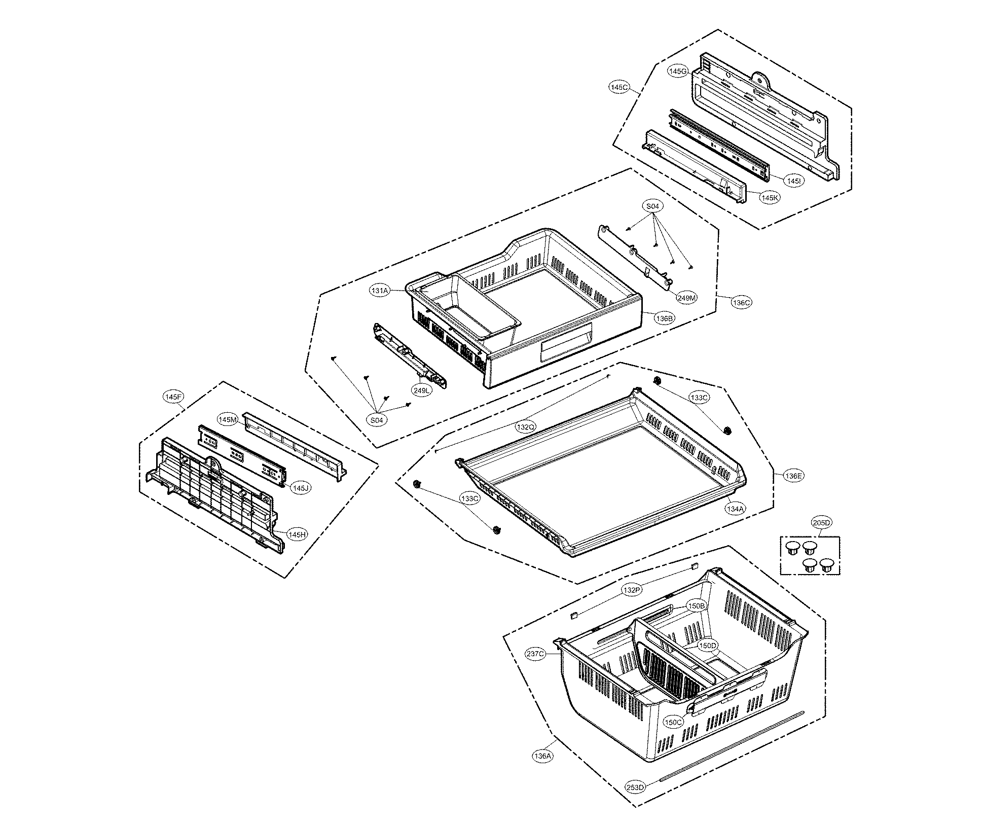 Freezer parts