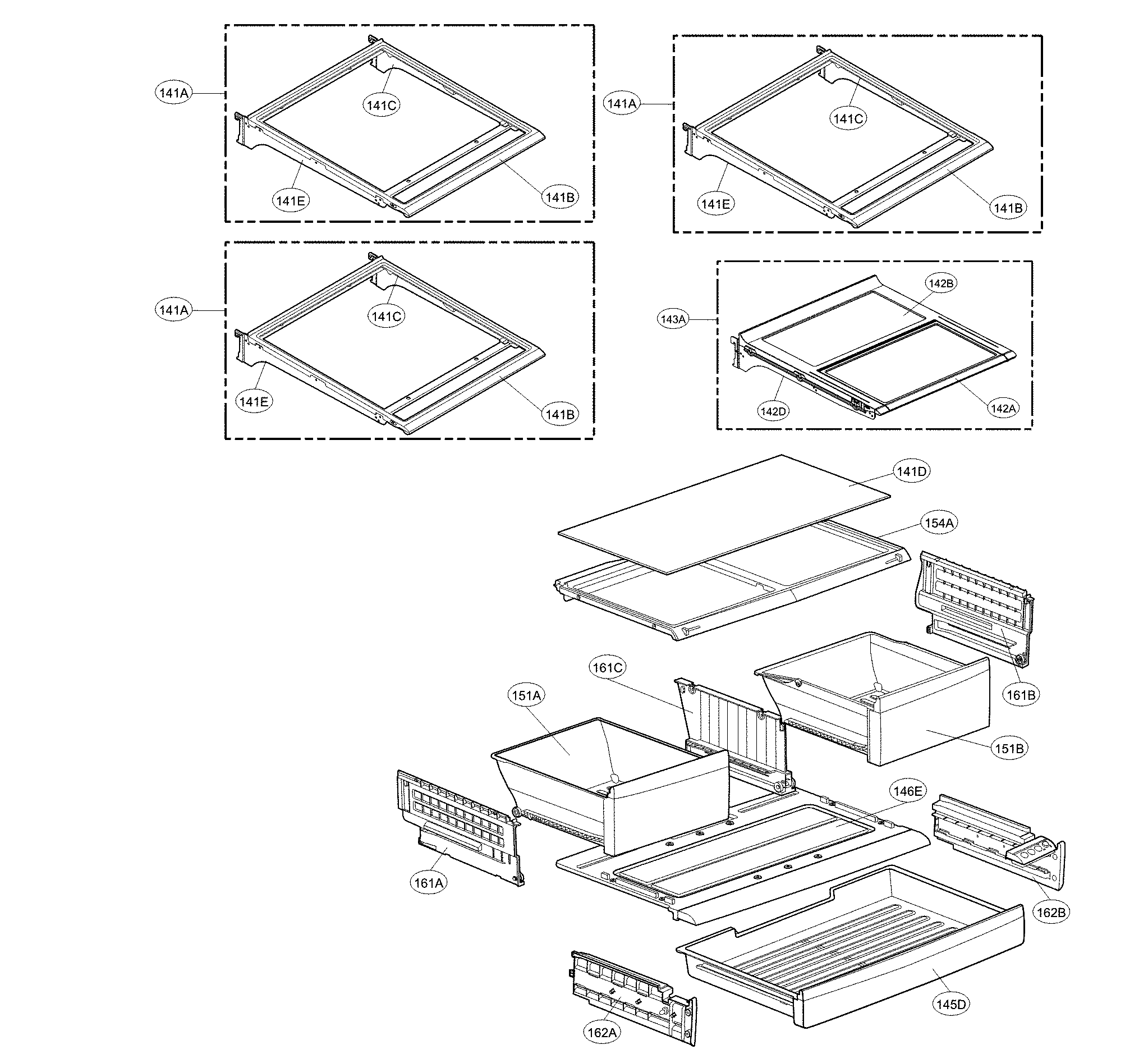 Refrigerator parts