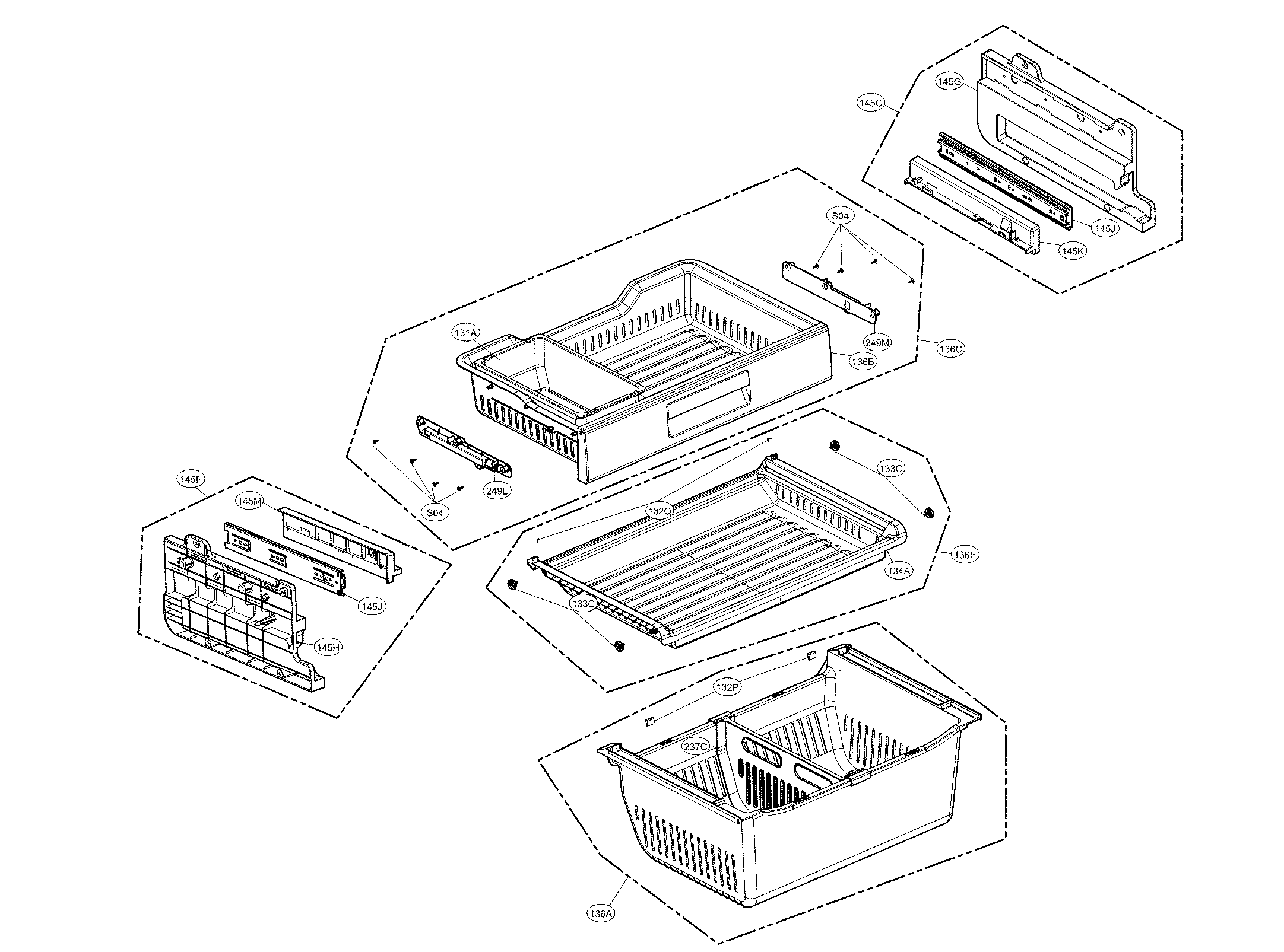 Freezer parts