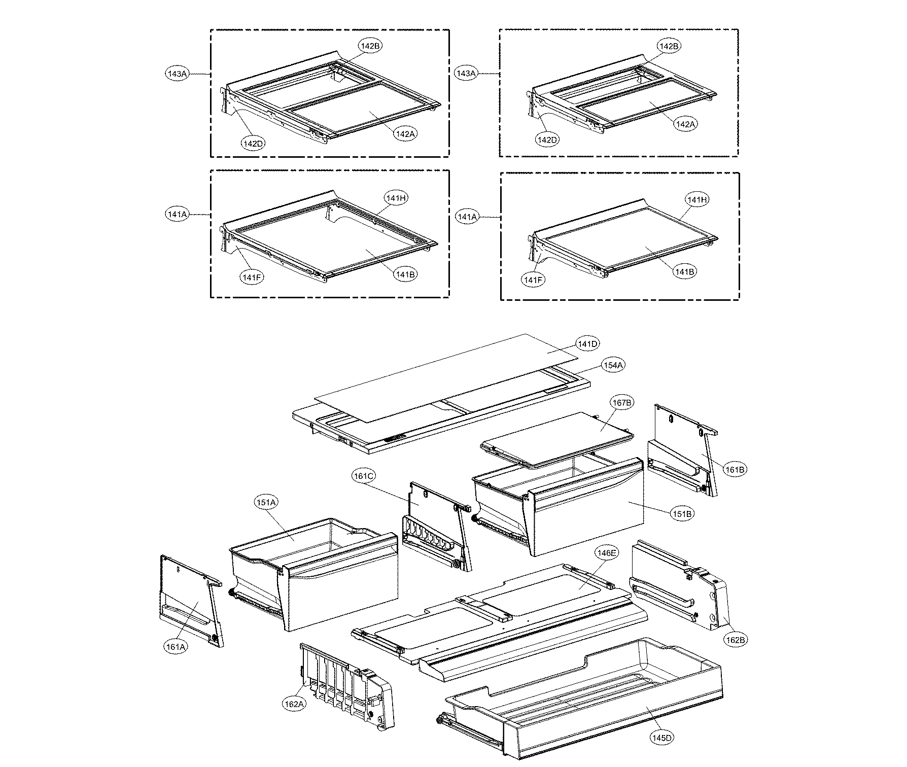 Refrigerator parts
