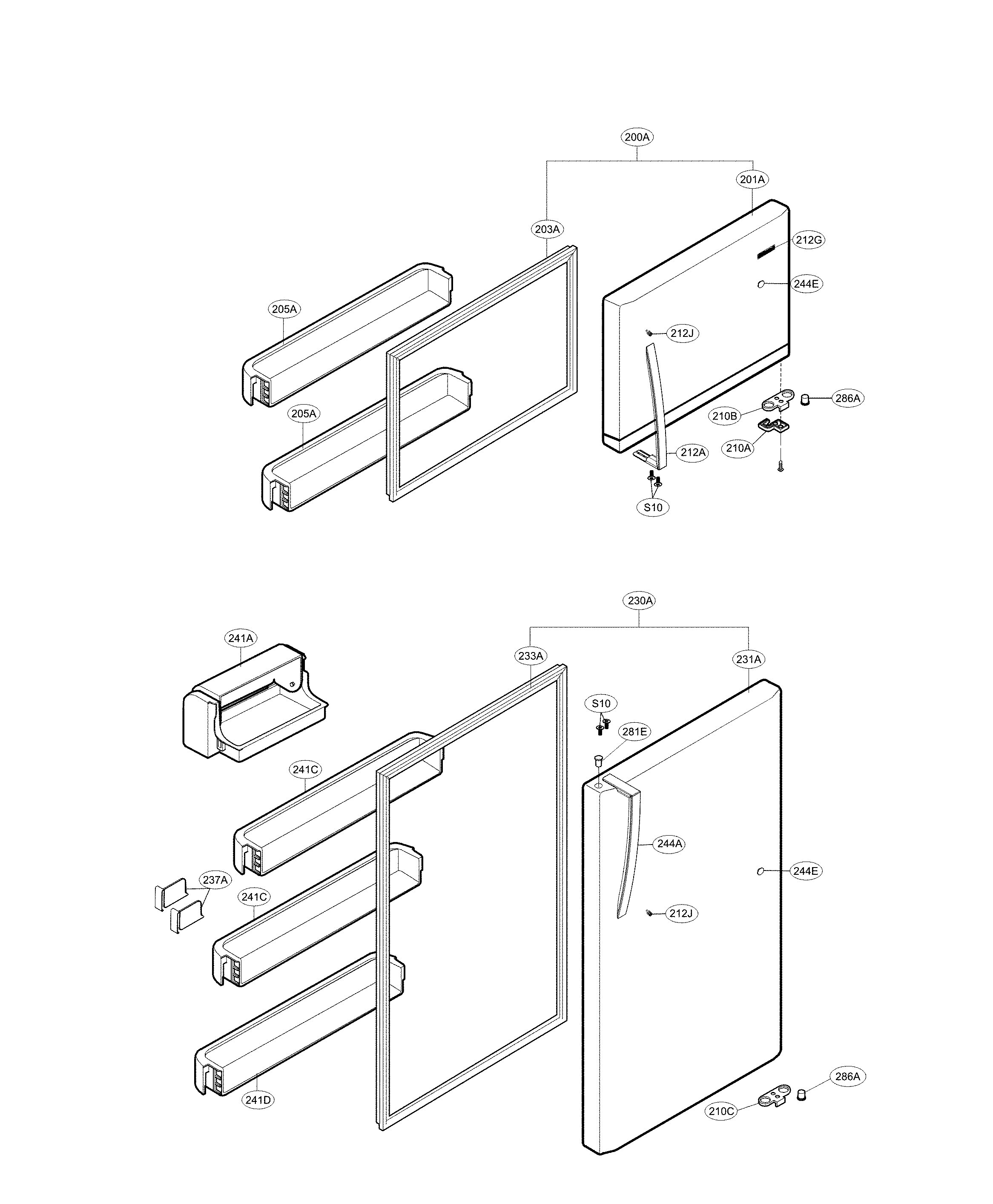 Refrigerator parts