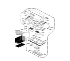 Kenmore Elite 72187583610 base plate parts diagram